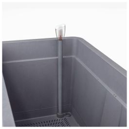 Maceta Cubo - DEROMA- Cosmo - Antracita - Con reserva de agua - Ruedas - 38 cm Maceta Cubo - DEROMA- Cosmo - Antracita - Con reserva de agua - Ruedas - 38 cm