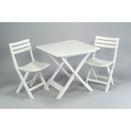 Set de camping color: blanco 44x41x78cm/80x72x70cm modelo: camping set progarden