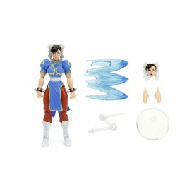 Figura street fighter ii chun-li artículada 15 cm Figura street fighter ii chun-li artículada 15 cm