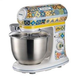 Ariete Robot de Cocina 5.5L Positano, Acero Inoxidable, 10 Velocidades, Función Pulse
