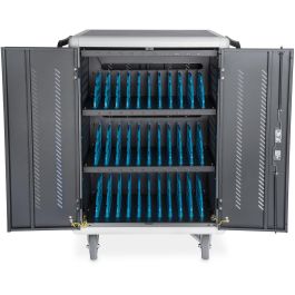 Digitus Carrito de Carga Móvil para 30 Portátiles/Tablets hasta 15.6 Pulgadas con USB-A, Negro