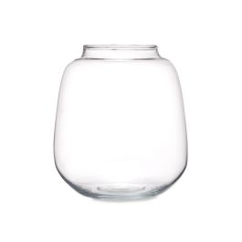 Jarrón de Cristal Ancho Pequeño Giftdecor 18x21x18 cm - Vidrio Transparente (4 Unidades) Jarrón de Cristal Ancho Pequeño Giftdecor 18x21x18 cm - Vidrio Transparente (4 Unidades)