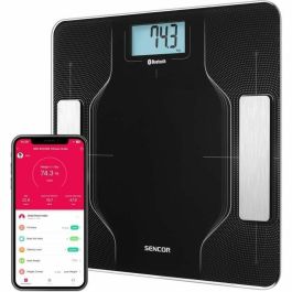 Báscula Digital de Baño Sencor SBS 8002BK Negro noir 180 kg Báscula Digital de Baño Sencor SBS 8002BK Negro noir 180 kg