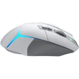 Logitech G502 X PLUS WHITE/PREMIUM EER2 - Ratón Gaming Inalámbrico Ligero con Iluminación RGB