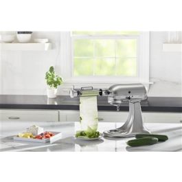 Kitchenaid 5KSMSCA Cortador de Verduras en Láminas Accesorio para Robots de Cocina con 2 Cuchillas de Acero Inoxidable