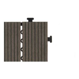 Baldosa Composite Negro Ibergarden 30x2.6x30 cm WPC Madera PE (6 Unidades) Baldosa Composite Negro Ibergarden 30x2.6x30 cm WPC Madera PE (6 Unidades)