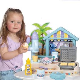 Smoby Stitch Beach Bar Playset, Set de Juego Temático de Playa con 12 Accesorios, para Niños de 3 Años