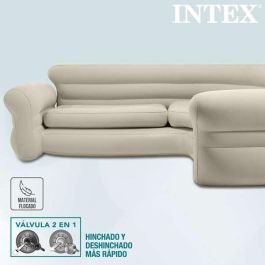 Intex Sofa Hinchable Rinconera 257x203x76 cm PVC