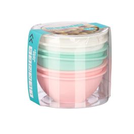 Set 6 Bols Surtidos Colores 300Ml Leknes 12X11CM (12 Unidades) Set 6 Bols Surtidos Colores 300Ml Leknes 12X11CM (12 Unidades)