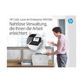 HP Color LaserJet Enterprise M455dn Impresora Láser Color Empresarial 27 ppm USB Ethernet Doble Cara Automática