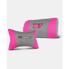 Drift DR90 PRO Silla para videojuegos de PC, Asiento acolchado Gris y Rosa