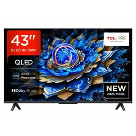 TCL 43T69C TCL5901292528812 Televisor QLED 43 pulgadas (109 cm) 4K UHD 3840x2160 HDR10+ Android TV 3xHDMI 2.1 Wi-Fi Precio: 373.69000031. SKU: B1HS22BL6V
