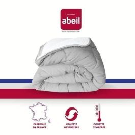 Edredón Templado ABEIL TWO-TONE 220x240cm - Moteado Blanco y Gris