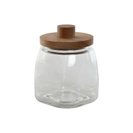 Bote Basicos DKD Home Decor Transparente Natural 14 x 18.7 x 14 cm Precio: 10.58999986. SKU: B19FG2HES4