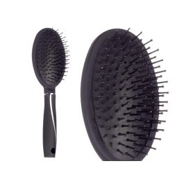 Berilo Cepillo de Cabello Siliconado Negro 25.5x4x7 cm Plástico (24 Unidades)