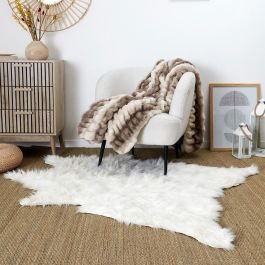 Alfombra Blanca Home Deco Factory 120x158 cm 