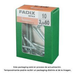 Fadix 10922918 Alcayata Roscada Cinc Acero 3,5x60mm Caja 10 Unidades