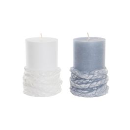 DKD Home Decor Vela Mediterraneo Cera Gris Azul 7.2x7.2x10 cm 244 gr 30h Lote 12 Unidades Surtido Aleatorio Precio: 50.49999977. SKU: B1EC3FQ6WL