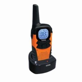 WALKIE-TALKIE HAEGER XPLORER FX-400 - HASTA 10 KM - 8 CANALES - 38 SUBCANALES - MANOS LIBRES - ANTENA FIJA - CARGADOR + 8 BATERIAS