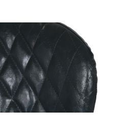 DKD Home Decor Taburete Vintage Azul Petroleo Metal y Pu 42.5 x 81.5 x 40 cm