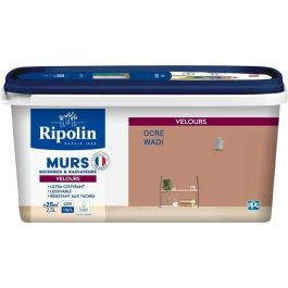 Ripolin RIP3174269079453 Pintura Decorativa Paredes, Carpintería y Radiadores, Acabado Terciopelo Ocre Wadi, 2,5 L Precio: 72.94999976. SKU: B1264QYA8T
