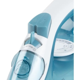 Domo DO7060S Plancha de Vapor CeraGliss, 2400 W, 40 g/min, 320 ml - Azul/Blanco