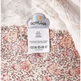 Domiva Manta Snow Lapinou Doble Cara Microfibra Poliéster y Algodón Ultra Suave - 75 x 100 cm