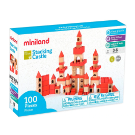 Miniland Stacking Castle 94050 Juego de Construcción Madera Ecológica para Niños y Niñas +3 Años Precio: 46.78999941. SKU: B1JKC9K8X8
