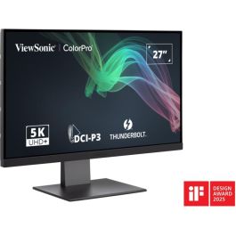 Viewsonic VP2788-5K Monitor Profesional 27" (68.6cm) UHD 5K HDMI/DisplayPort/USB-C para Diseño Gráfico y Edición de Video