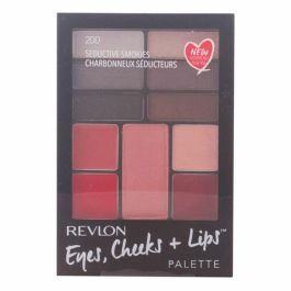 Revlon Palette eyes, cheeks + lips #200-seductive smokies 3 en 1 Sombras Ojos Colorete Brillo Labios