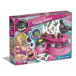 Clementoni Estudio Crazy Tatoo Kit de Tatuajes para Niños y Niñas Juguete Creativo +6 Años, Medidas 38.5x28.5x7.8 cm Precio: 17.78999959. SKU: B19Y2RJJSR