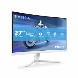 Philips 27M2C5501/00 Monitor Curvo Gaming 27" Quad HD (2560x1440) Fast VA 180Hz 1ms, Blanco, 2xHDMI+DP