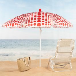 Sombrilla de playa Aktive Rojo 200 x 205 x 200 cm (6 Unidades) Sombrilla de playa Aktive Rojo 200 x 205 x 200 cm (6 Unidades)