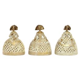 Figura Decorativa DKD Home Decor Espejo Beige Dorado Resina Dama Tradicional (18 x 13 x 23 cm) (3 Unidades) Precio: 67.78999953. SKU: B1C2GXLZ4V