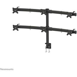Neomounts FPMA-D700D6 Soporte de mesa para 6 monitores de 19" a 27" (69 cm) y 8 kg, ajuste de altura, negro