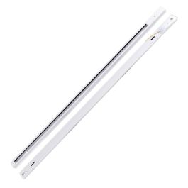 Carril Monofásico para Focos LED de 1 Metro Blanco, Perfil de Aluminio y Cobre, Montaje en Pared o Techo - HO-218000CARRIL