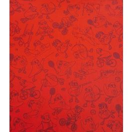 Fun House AAAAI80123 Asiento lunar plegable para niños Juegos Olímpicos París 2024 47x54x42 cm