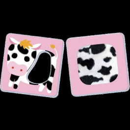 Nathan The Touch Farm Juego Táctil para Bebé a Partir de 12 Meses Descubre Animales Experiencias Multisensoriales Actividad Motora Memoria Asociación