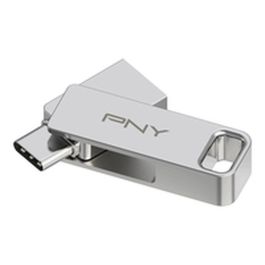 PNY DUO LINK Unidad Flash USB 128 GB Dual USB-A y USB-C 3.2 Gen 1 Giratoria - 200 MB/s Acero Inoxidable PNY DUO LINK Unidad Flash USB 128 GB Dual USB-A y USB-C 3.2 Gen 1 Giratoria - 200 MB/s Acero Inoxidable