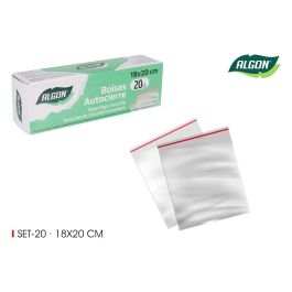 20 Bolsas con cierre hermético 18x20 cm Algon (24 Cajas) Precio: 17.5000001. SKU: B1BLNWE4PS