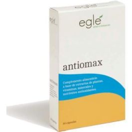 Antiomax Antioxidante Potente con Vitaminas, Minerales y Extractos para Protección Celular y Bienestar General 30 Cápsulas Precio: 18.9899996. SKU: B1F9HCVA2K