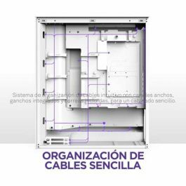 NZXT CM-H72FW-R1 H7 Flow RGB Caja de Torre Media con Ventiladores RGB Incluidos, Blanco