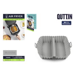 Quttin Base para Airfryer de Silicona con Separador 20 cm Precio: 31.78999967. SKU: B183SH2DWM