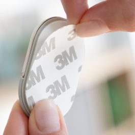 Innovagoods Soporte de Móvil Universal 3 en 1 V0103262 para Coche y Escritorio con Anillo Giratorio 360º Adhesivo 3M