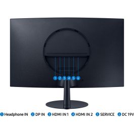 Samsung S27C390EAU Monitor Curvo de 27'' Full HD LED 1920x1080 75Hz 4ms VA, 2xHDMI DisplayPort, Altavoces, Negro