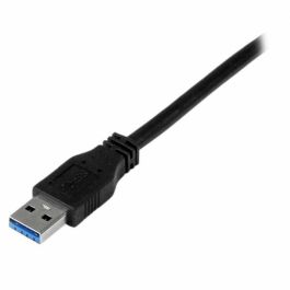 Cable USB A a USB B Startech USB3CAB1M Negro