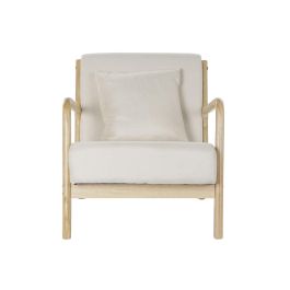 Sillon Scandi DKD Home Decor Beige 77 x 73 x 65 cm