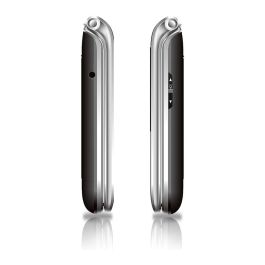 Beafon SL645plus Negro y Plata - Telefono Movil con Tapa, IP54 Resistente, Bateria 1550 mAh, Radio FM, Pantalla 2.8", Camara 3 MP, 2G, Dual SIM