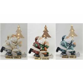 DKD Home Decor Figura de Navidad Moderna con LED de Resina Azul y Blanco 9x22x20 cm Pack 3 Unidades Funciona con 2 Pilas CR2032 Precio: 29.77326. SKU: B1CPMG43WF