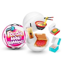 Bandai 5 Surprise Foodie Mini Brands - 65+ Réplicas de Marcas de Comida Rápida como Subway, TGI Fridays